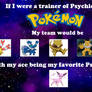 Pokemon Psychic Type Team