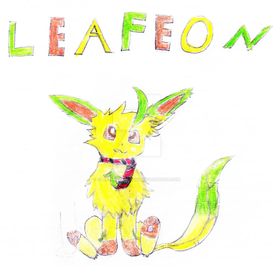 Leafeon Colored