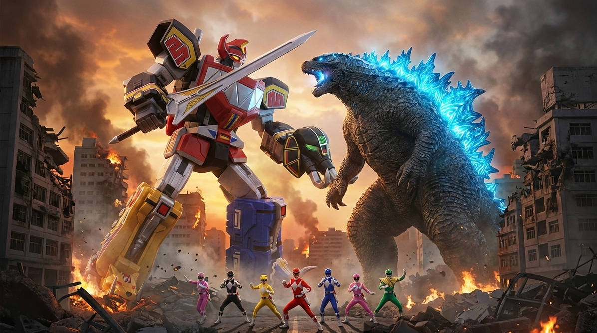 Godzilla Vs Ranger Power Rangers VS Godzilla by Crishark on DeviantArt
