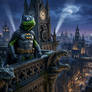 Kermit as Batman