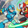 Mega Man X VS Zero