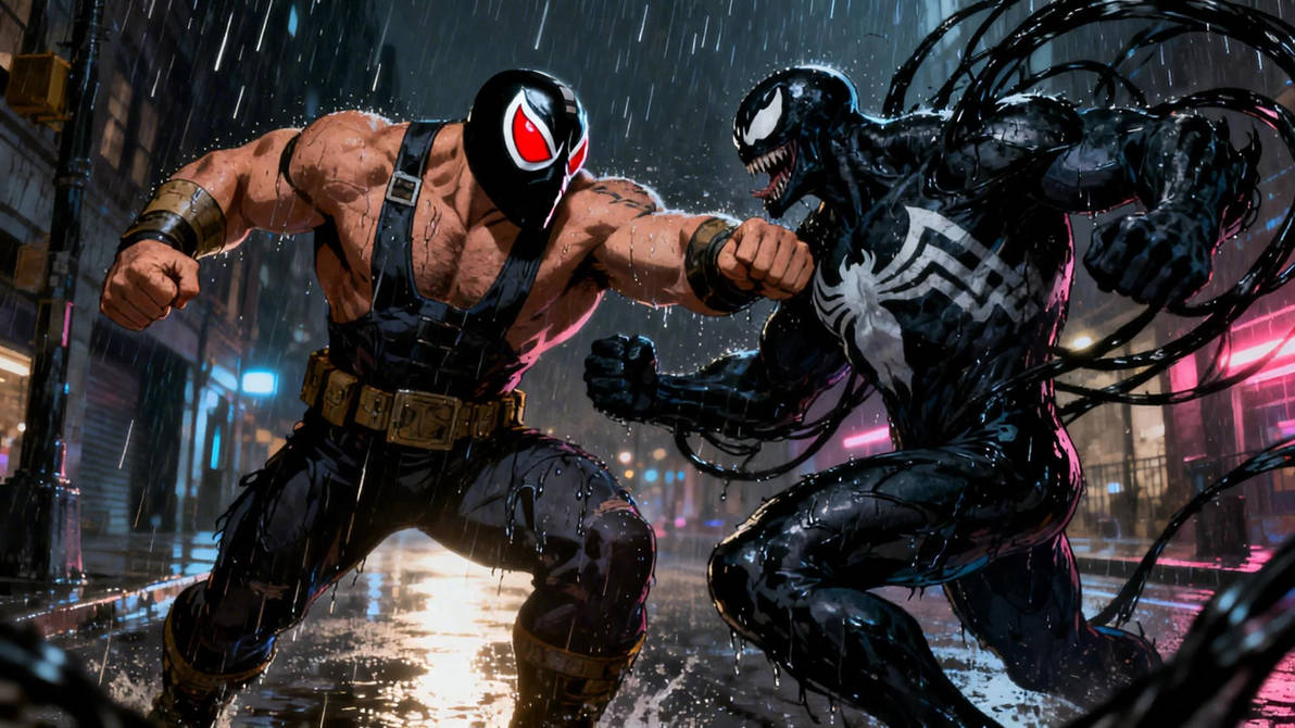 Bane Verints Bane VS Venom by Crishark on DeviantArt