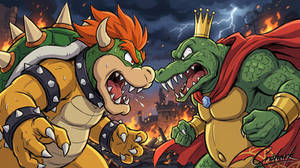 Bowser Koopa VS King K. Rool