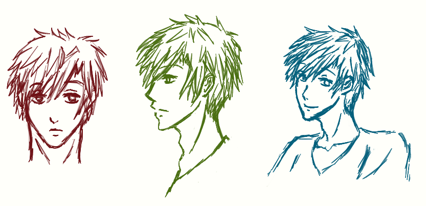 Rough Sketches of Rai-kun