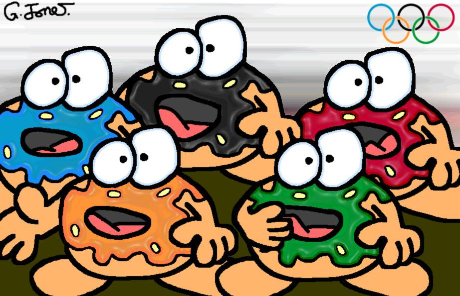 You Gotta Make These Olympic Donuts | Homemade doughnuts, Donuts, Homemade You Gotta Make These Olympic Donuts | Homemade doughnuts, Donuts, Homemade