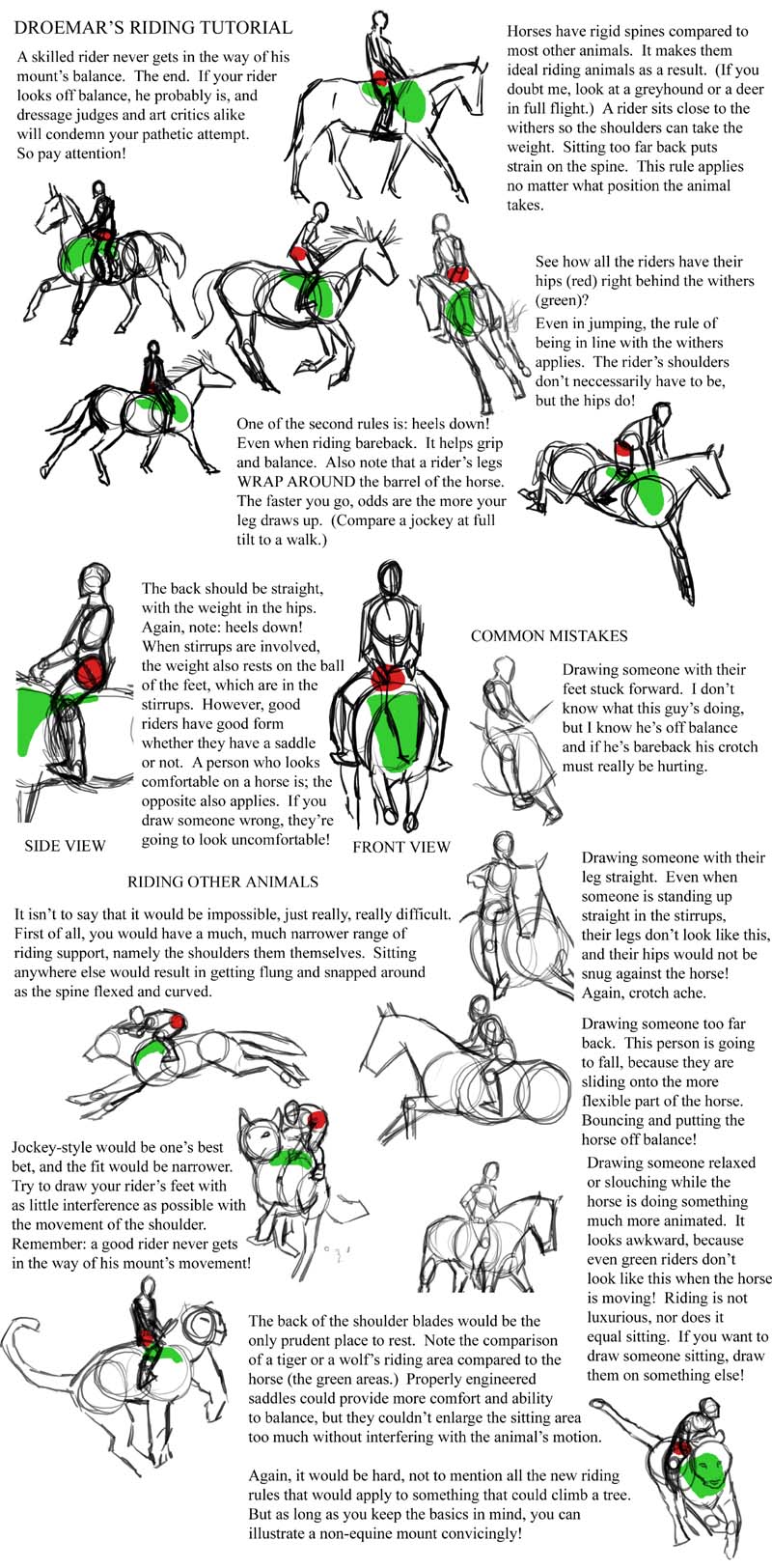 Riding Tutorial by Droemar on DeviantArt Riding Tutorial by Droemar on DeviantArt
