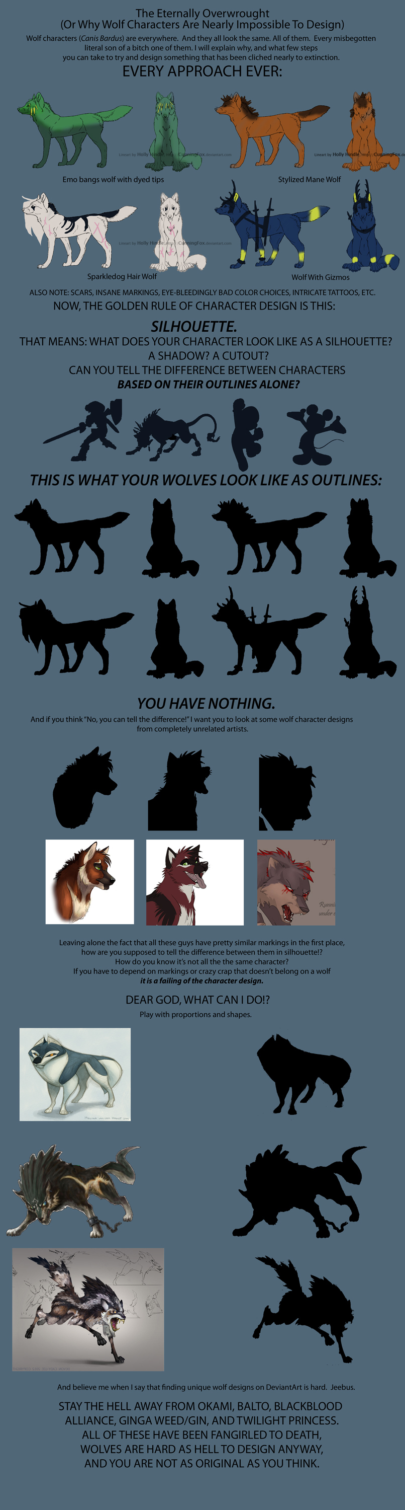 So You Want To Design A Wolf Character ...