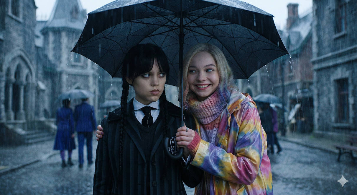 Wedclair Wednesday Addams/Enid Sinclair (Wenclair) by Nordwind7 on DeviantArt