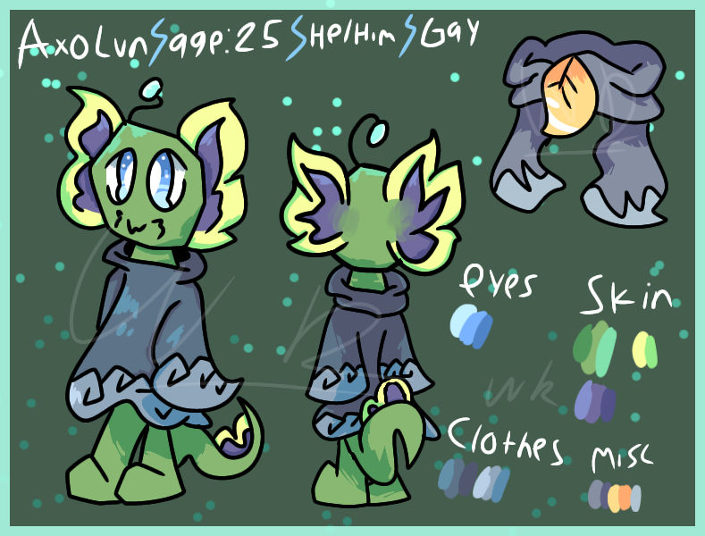 Updated Axolun Ref Sheet by EliteWizard12 on DeviantArt