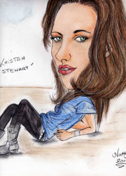 Kristen Stewart-caricature by Allie06