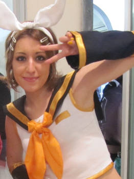 Rin Kagamine cosplay :D