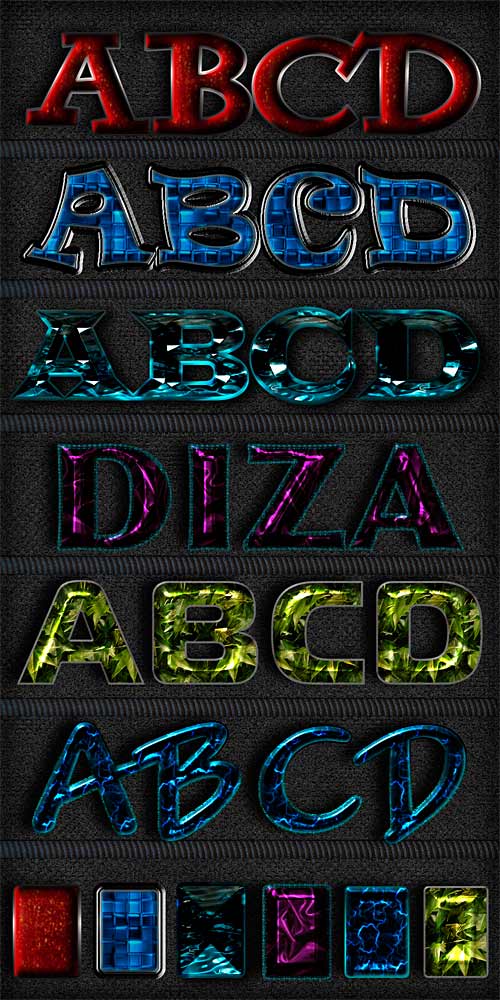 Text styles by Diza - 11