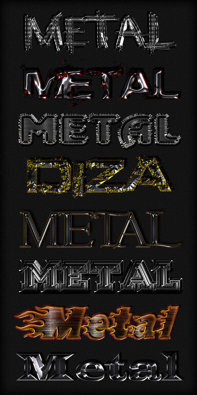 Metal styles by DiZa by DiZa-74 on DeviantArt