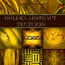 Golden abstract textures