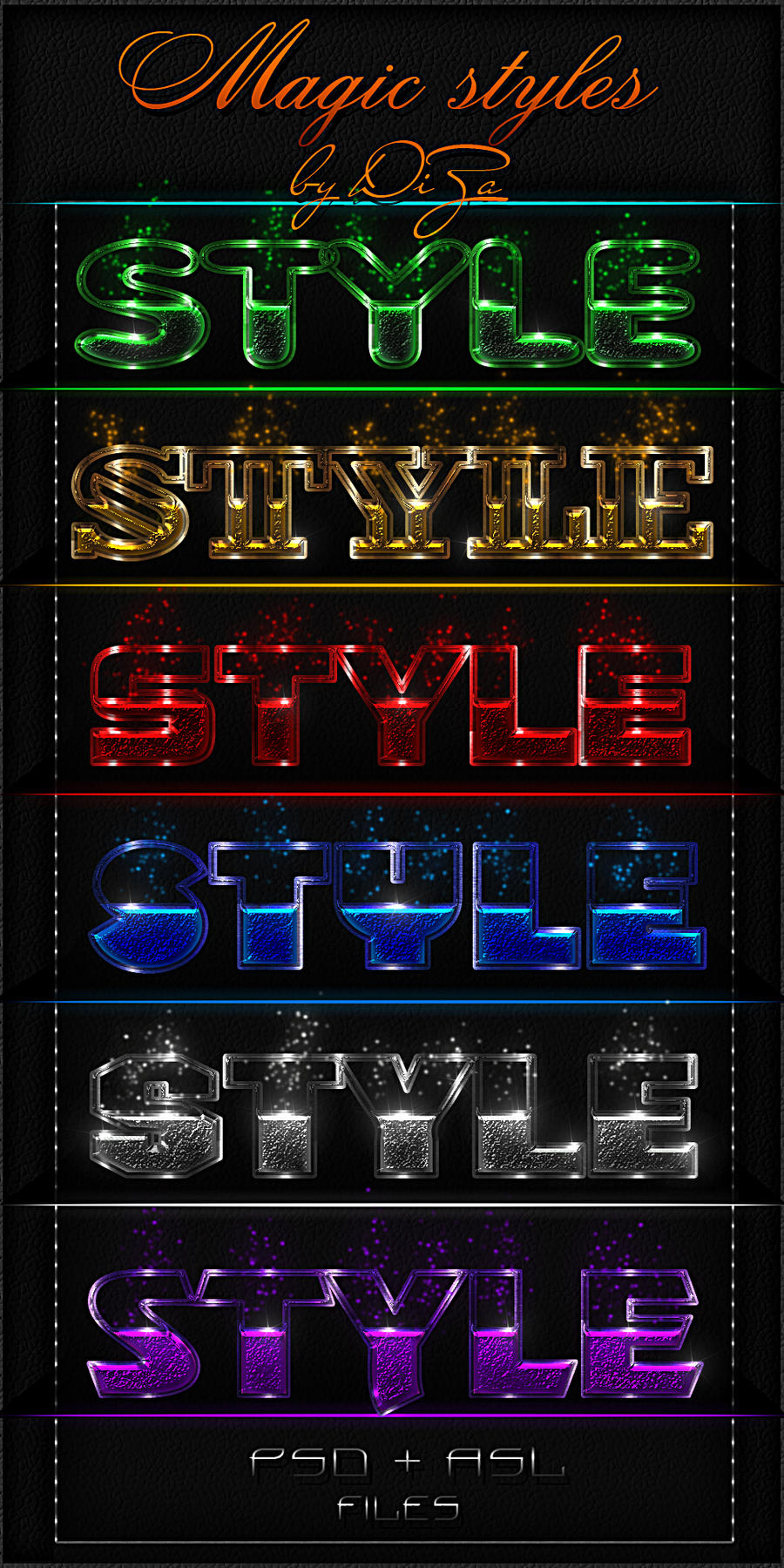 Magic Colour Style Photoshop Magic styles by DiZa-74 on DeviantArt