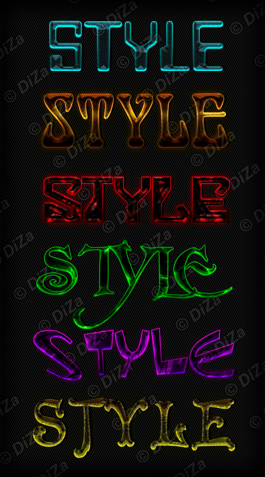 Text styles by DiZa - 43 by DiZa-74 on DeviantArt