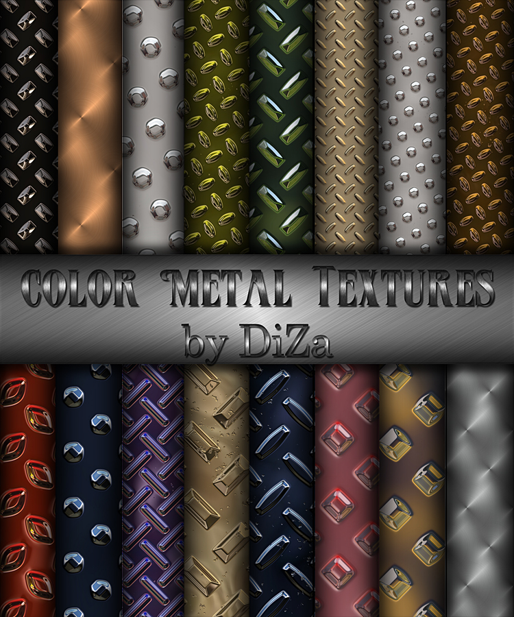 Color Metal Textures by DiZa-74 on DeviantArt
