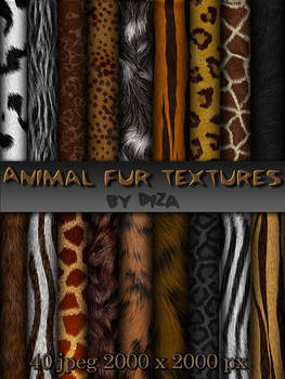 Animal fur textures