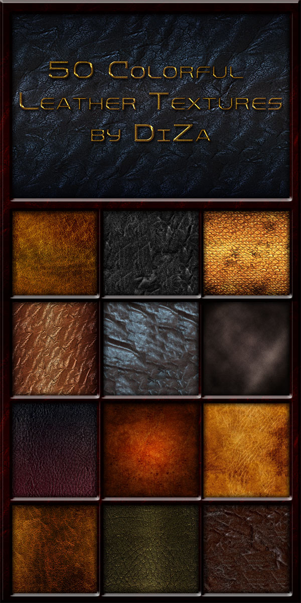 50 Colorful Leather Textures by DiZa-74 on DeviantArt