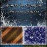 Winter backgrounds with snowflakes