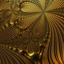 Golden Flowers embossing