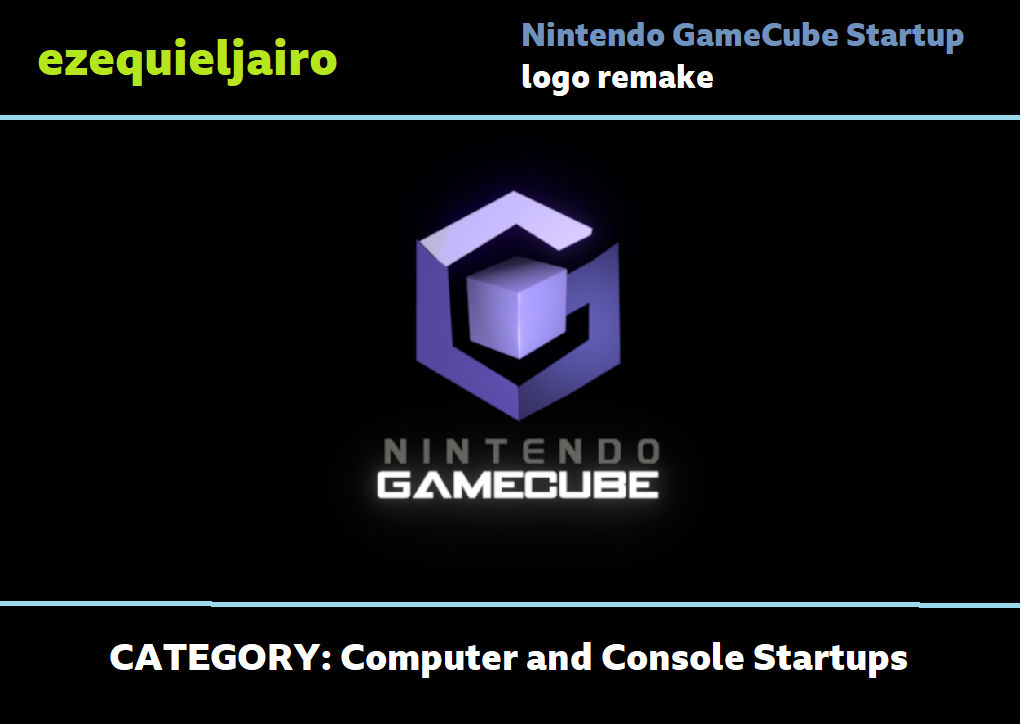 Nintendo Gamecube Startup logo remake by ezequieljairo on DeviantArt