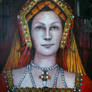 Queen Anne Boleyn - oil painting progress.