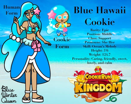 My CRK oc Blue Hawaii Cookie