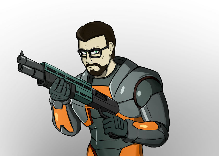 Gordon Freeman Deviantart Gordon Freeman (sketch) by Ephssis on DeviantArt
