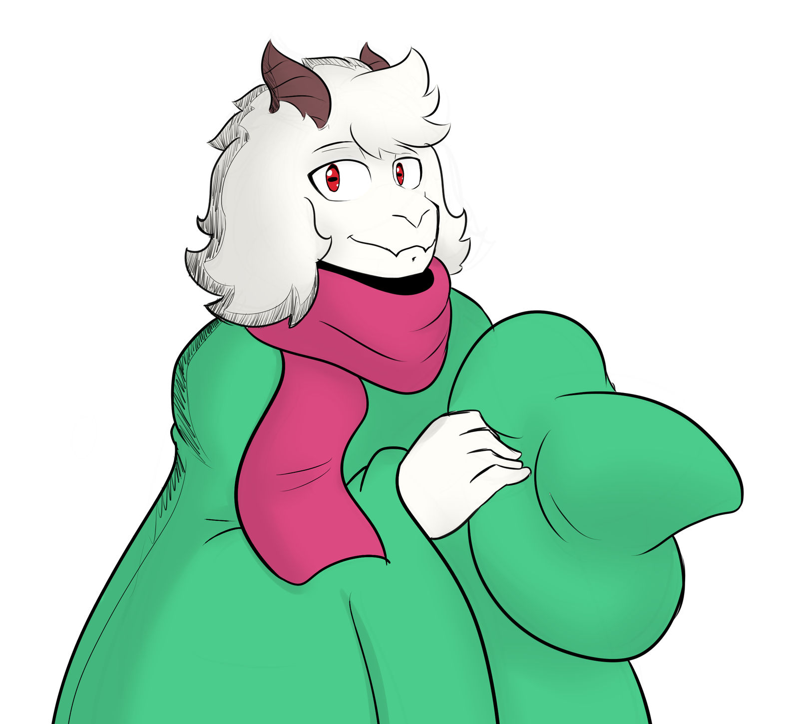 Simple Ralsei Drawing Ralsei sketch by Ephssis on DeviantArt