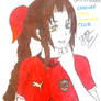 Aerith Gainsborough - Cardiff City (Colored)