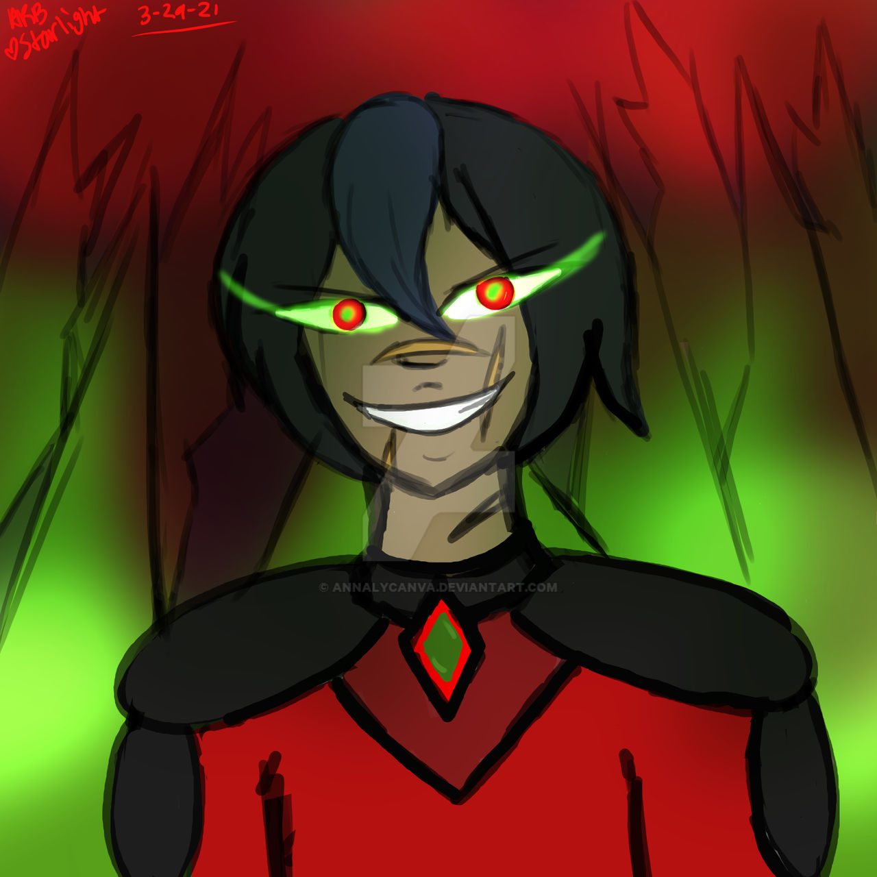 Green Shadows by AnnaLycanVA on DeviantArt