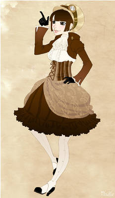 Steampunk lady