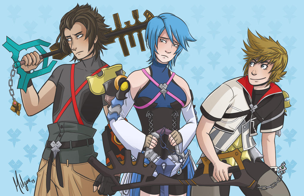 Terra and Ventus kingdom hearts buttons lion Aqua Terra and Ventus kingdom hearts buttons lion Aqua