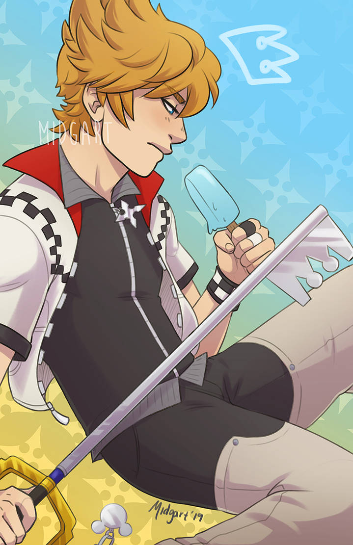 KH - Roxas by midgaardian on DeviantArt