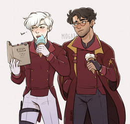 Drarry - Aurors on Break