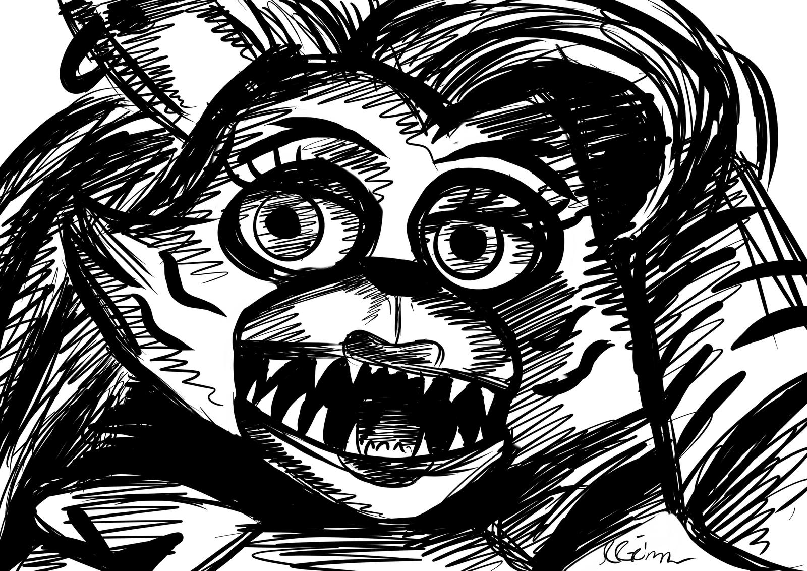 Roxanne Wolf Sketch by MidnightConcept on DeviantArt