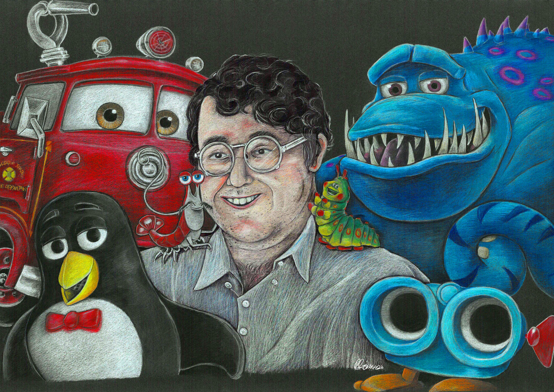 To Joe Ranft (1960 - 2005) My Role Model by MidnightConcept on DeviantArt