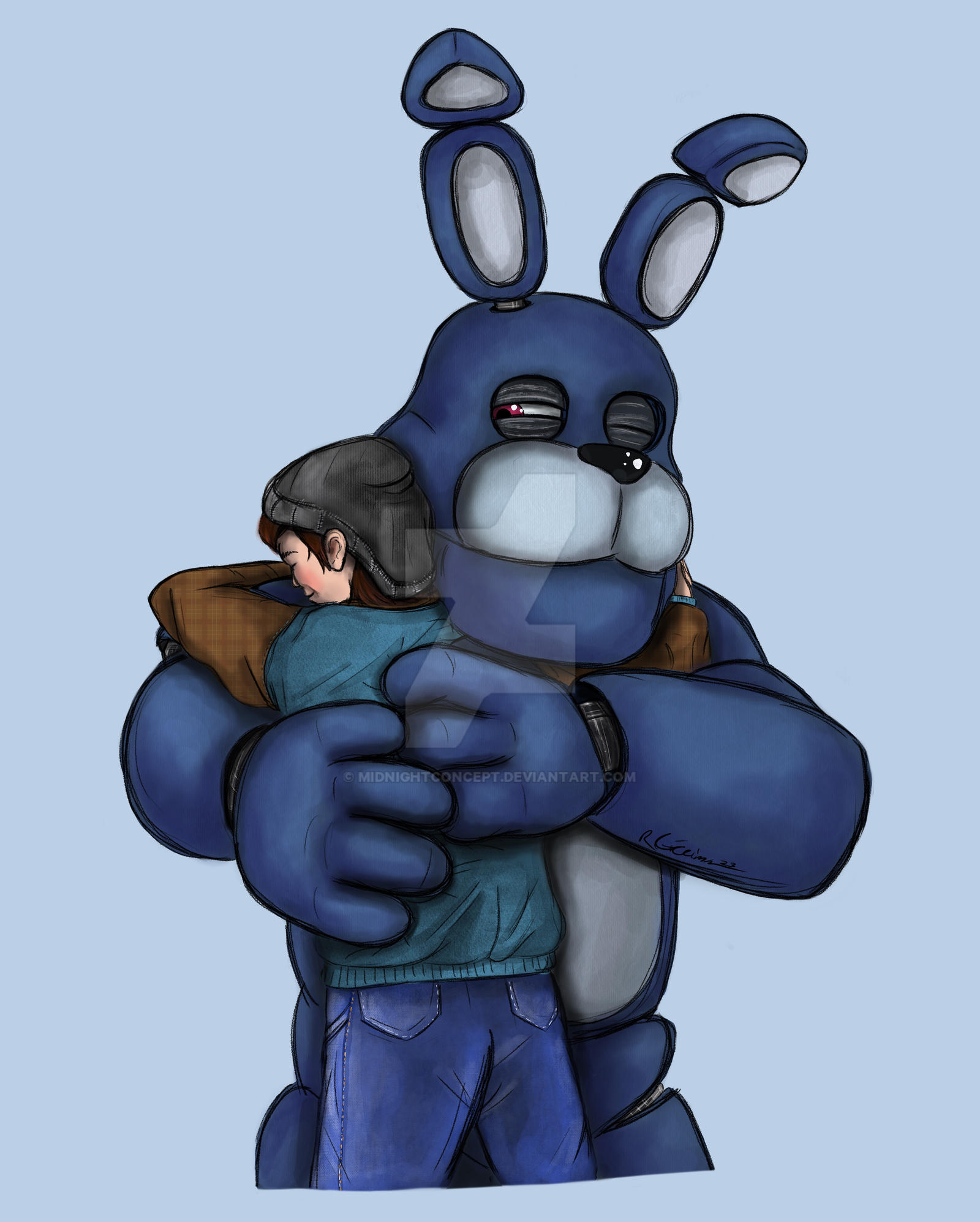 TOY BONNIE HUGS! Five Nights At Freddy's Animations FNAF SFM 