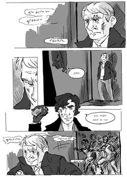 Sherlock Zombie Apocalypse AU pg 2