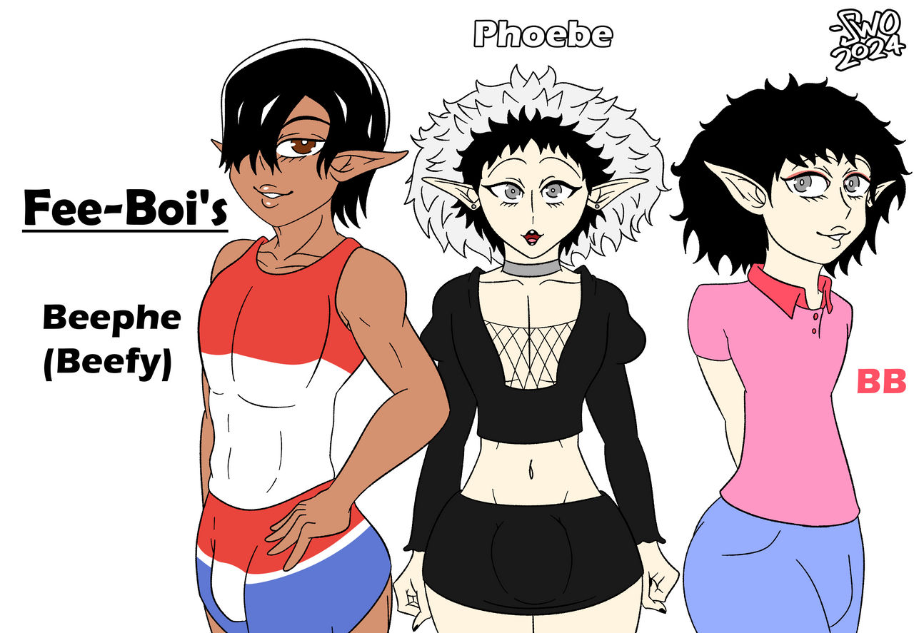 Boi Ree Main Fee-Boi Trio by superweirdman on DeviantArt
