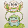 Bulbasaur and Rowlet