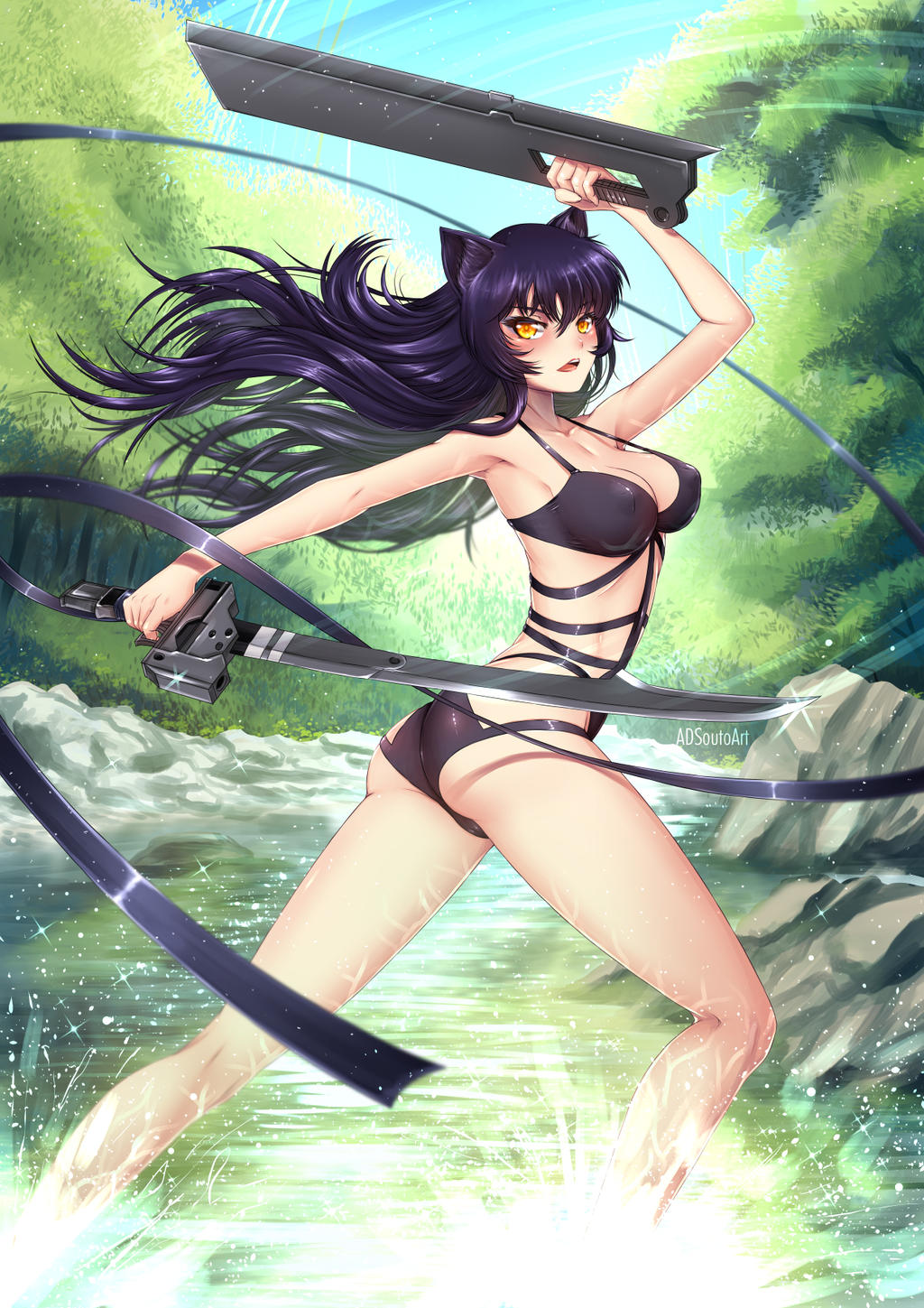 Summer Time Blake Belladonna - Trikini by ADSouto