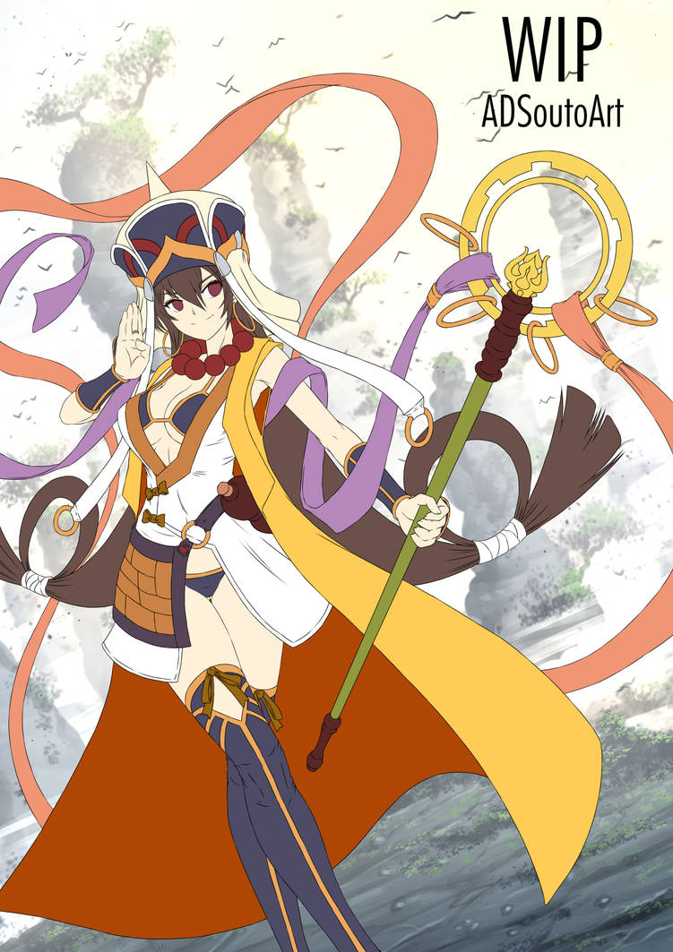 In The Novel What Is Sanzang Mount WIP - Xuanzang Sanzang / background by ADSouto on DeviantArt