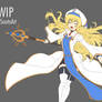 WIP - Priestess, Novice Adventurer / Flat colors