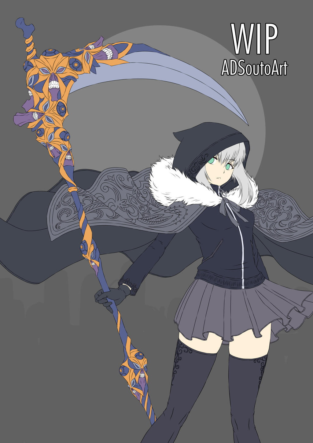 Wip Gray Assassin Fate Go By Adsouto On Deviantart Wip Gray Assassin Fate Go By Adsouto On Deviantart