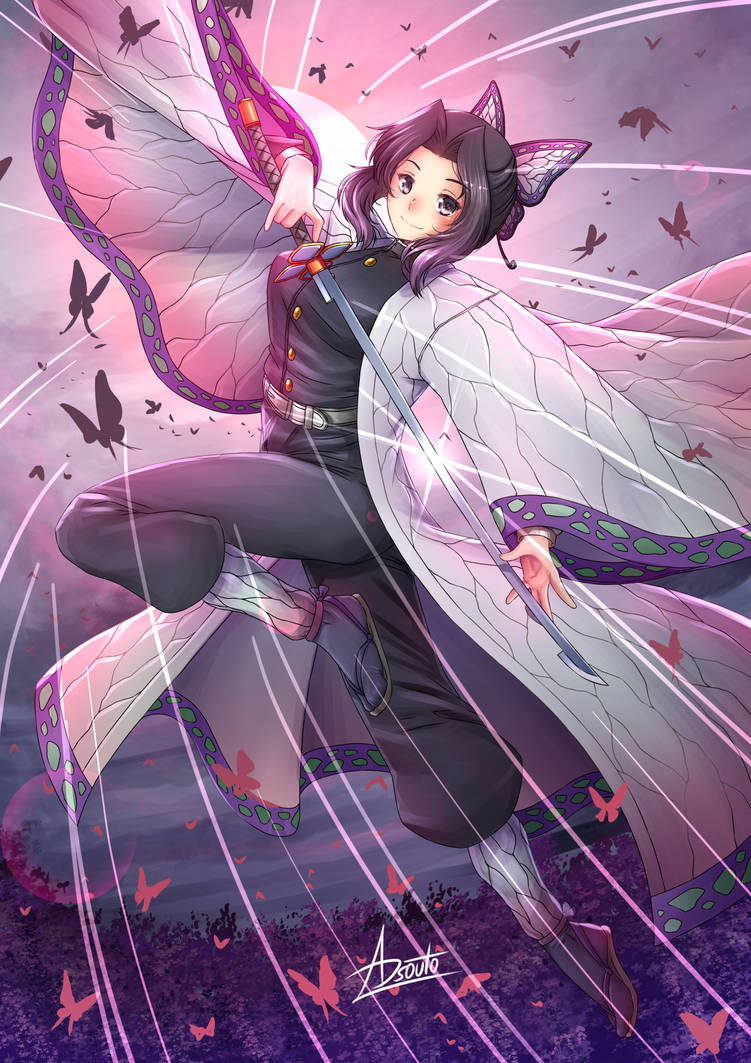 Shinobu Insect Kocho Shinobu, Demon Slayer - Insect Pillar by ADSouto on DeviantArt