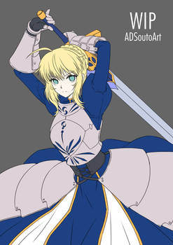 WIP - Artoria Pendragon (Saber) / Fate GO