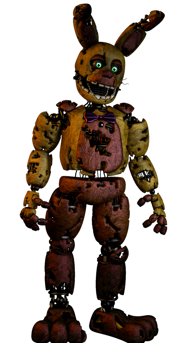 Withered Springbonnie Fullbody by PrismJD on DeviantArt