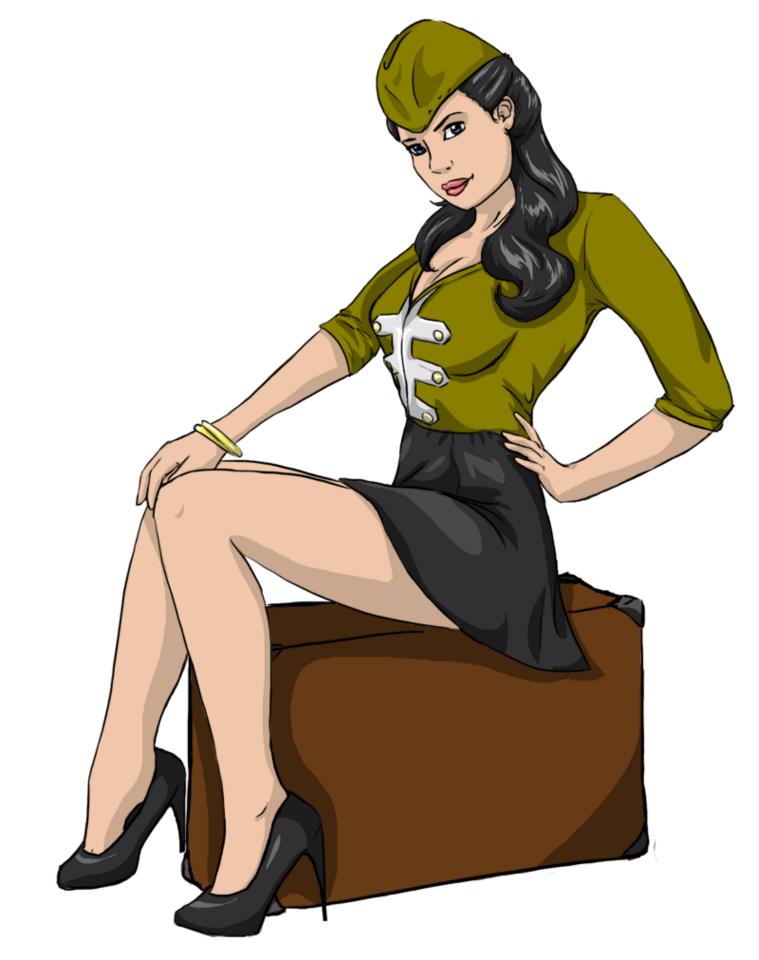 Pin up militaire